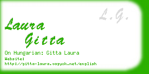 laura gitta business card